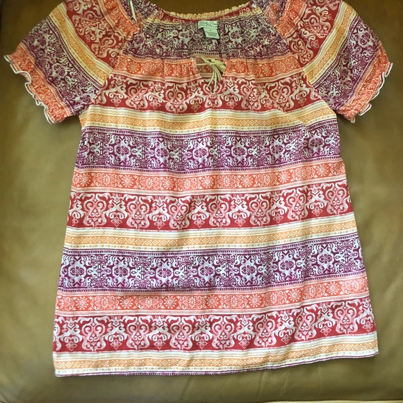 Lucky Brand Tops - Lucky brand short sleeve blouse